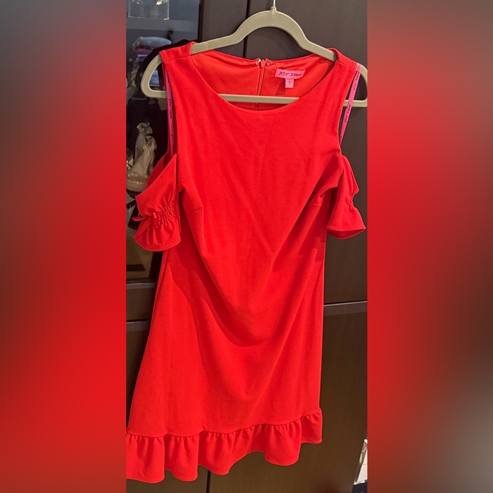 Betsey Johnson Vibrant Red Dress